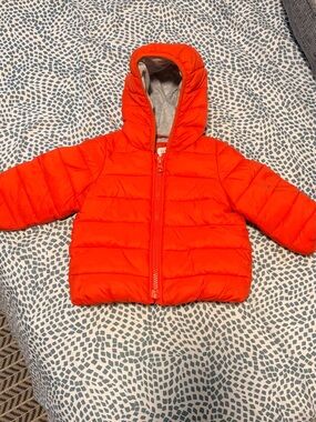 Baby GAP Red Down Puffer Coat 6-12 Months